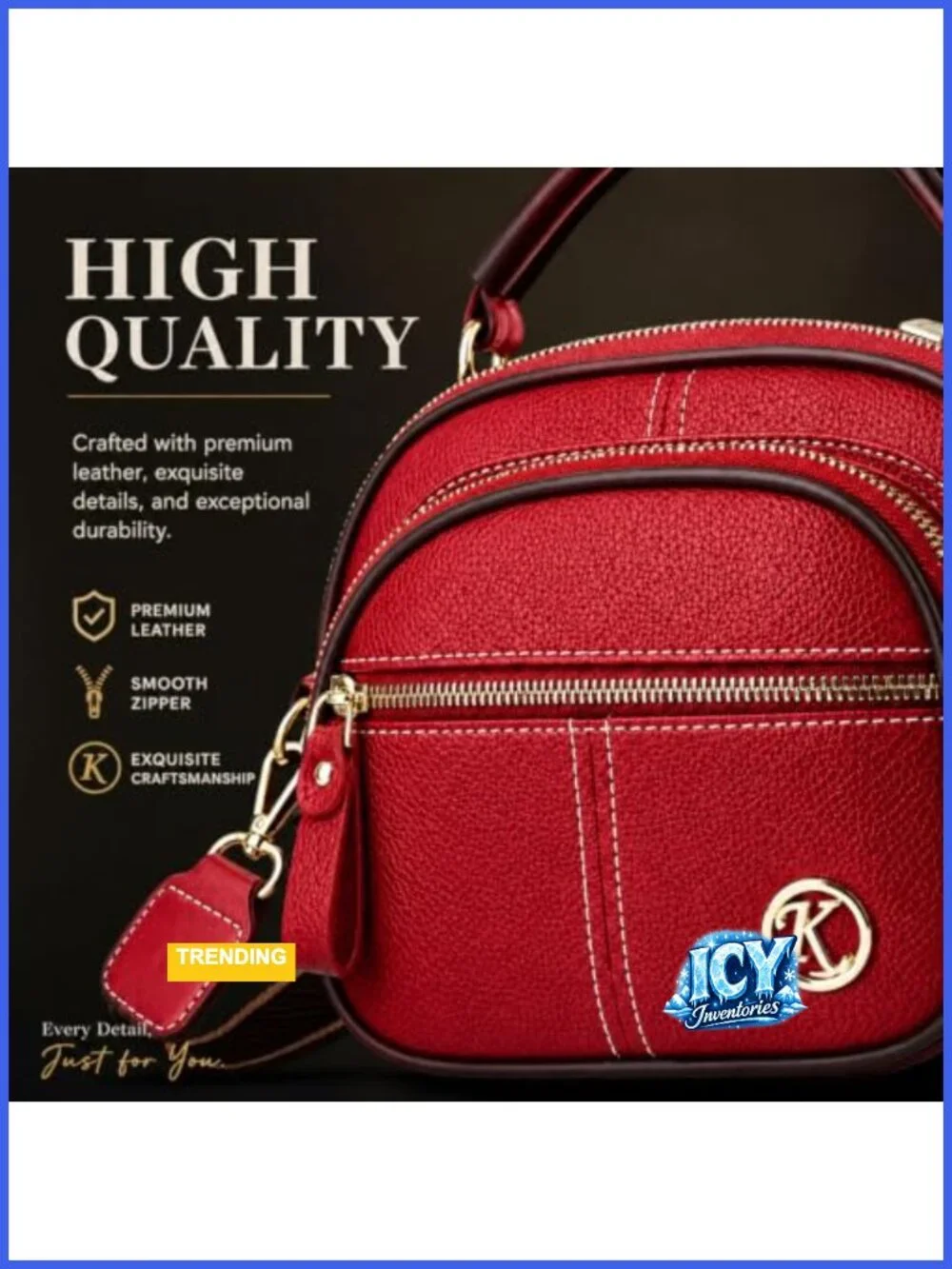 Vintage Crossbody Bag Leather Saddle Purse for Women Small Tote Adjustable
